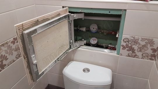 Люк под плитку Нажимной Секрет-Лайт 300*850 Люк под плитку Нажимной Секрет-Лайт 300*850