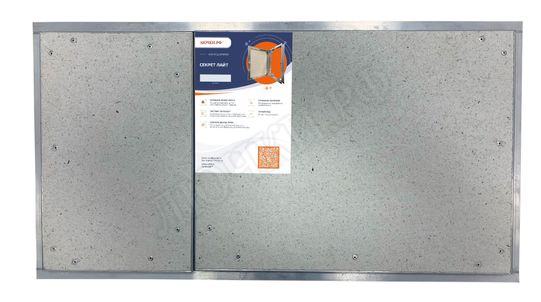 Люк под плитку Нажимной Секрет-Лайт 2 створки 700*600 Люк под плитку Нажимной Секрет-Лайт 2 створки 700*600