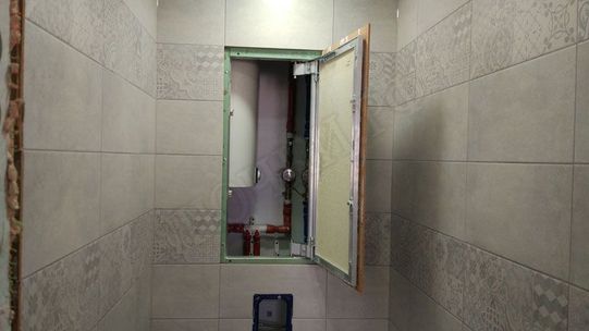 Люк под плитку Нажимной Секрет-Лайт 300*850 Люк под плитку Нажимной Секрет-Лайт 300*850