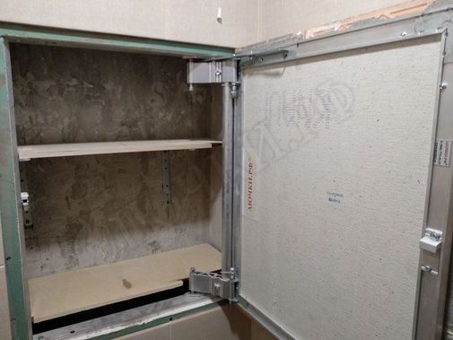 Люк под плитку Нажимной Секрет-Лайт 300*850 Люк под плитку Нажимной Секрет-Лайт 300*850