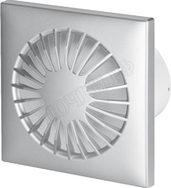 Вытяжной вентилятор Awenta System+, Turbo, 100 KWT100M, Omega, POSA100, Серебро (сатин), пластик Вытяжной вентилятор Awenta System+, Turbo, 100 KWT100M, Omega, POSA100, Серебро (сатин), пластик