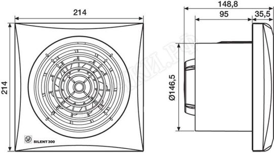 Вентилятор SILENT-300 CZ PLUS Вентилятор SILENT-300 CZ PLUS