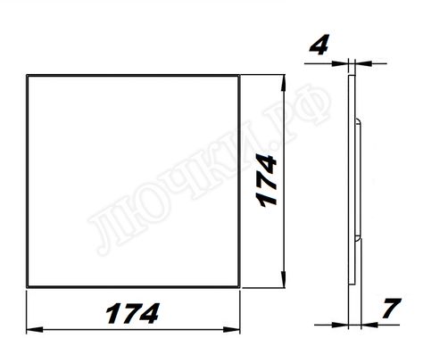 Вытяжной вентилятор airRoxy PS, белый матовый, 01-171 Вытяжной вентилятор airRoxy PS, белый матовый, 01-171