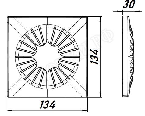 Вытяжной вентилятор Awenta System+, Turbo, 100, KWT100M, POSA100, Серебро (сатин), пластик Вытяжной вентилятор Awenta System+, Turbo, 100, KWT100M, POSA100, Серебро (сатин), пластик